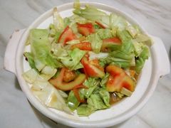 西红柿炒卷心菜-长寿面馆(振兴路店)