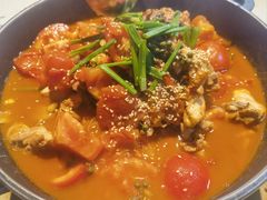 -贵州辣子鸡番茄鸡