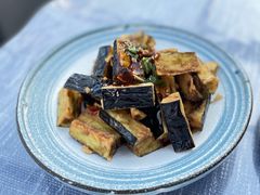 果仁脆皮茄子-后海16号·北京私房菜