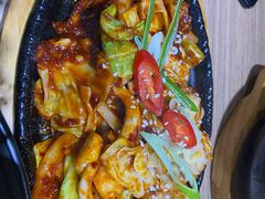 五花肉炒鱿鱼-文成焕·家族韩式餐厅