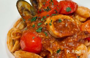 Spicy Mexican Seafood Pasta