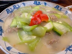 丝瓜炒滑牛肉-国强牛肉(洋河总店)