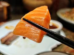 三文鱼刺身-炙柒Sekinana·精致料理 烧鸟·铁板烧(海上世界店)