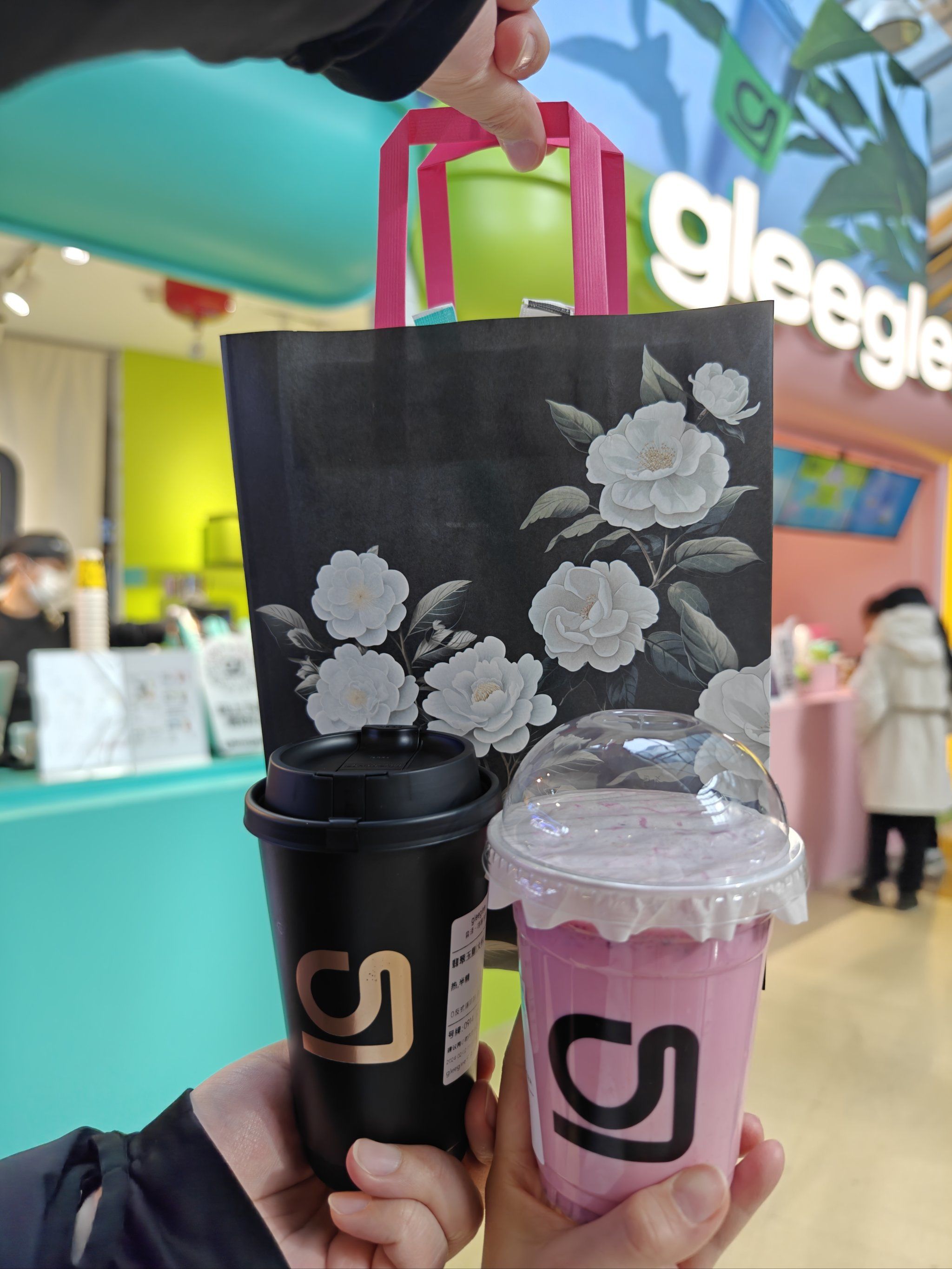 天哪——西单大悦城这家奶茶店颜值也太高了吧
