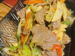 酸木瓜炒牛肉-紫滇源云南生态菜(丹凤街店)