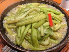 铁板鲜芋梗-农厨好味·温泉鹅·农家菜