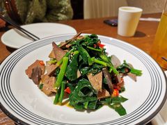 菠菜拌猪肝-粗茶淡饭•陕菜•家常菜