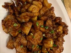 酱爆栗子鸡丁-恭敬李·烤鸭(天坛北门店)