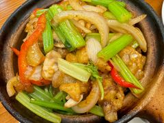 啫啫牛蛙煲-绿柠食堂(北外滩店)
