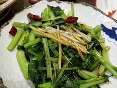 白灼菜心-鑫真味私房菜馆