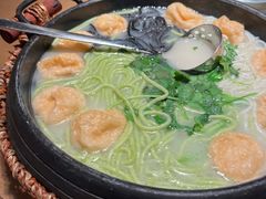 鲜腐竹上汤鱼面-一品烧农庄·佛山本地特色菜