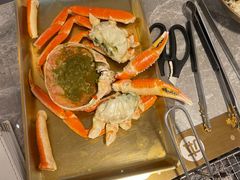 清蒸活板蟹-本达人海鲜烧烤·朝鲜族风味(发展店)