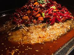 -探鱼·鲜青椒爽麻烤鱼(广州花都来又来店)