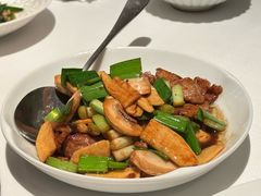 冬笋蘑菇炒雪花肉-新荣记(建国门外大街店)