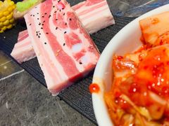 山蒜泡菜猪五花-十三姨正合丰烤肉(营迹路店)