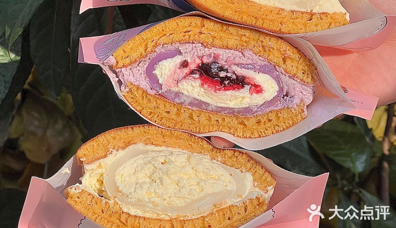 榴莲蓝莓铜锣烧‼️谁不爱这口冰冰凉糯叽叽[色]