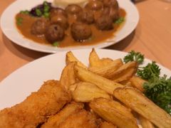 鳕鱼条配薯条-宜家·瑞典风味餐厅(四元桥店)