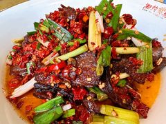 大蒜叶炒腊肉-湘约爨厨(太白立交店)