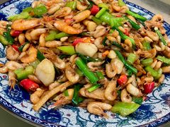 韭菜炒漓江虾-生态苑农庄(十里画廊遇龙河店)