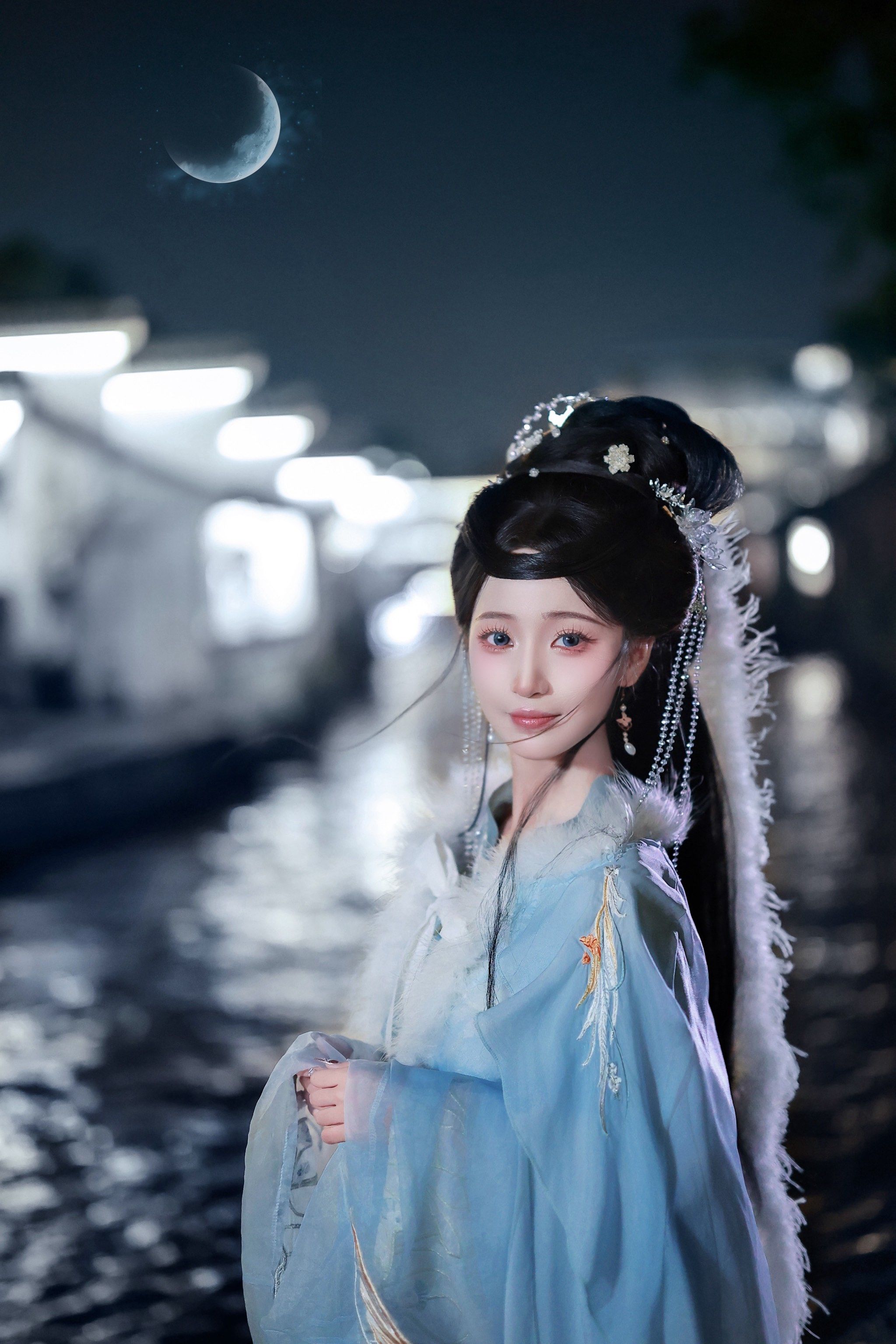 嫦娥客片出来啦～好清冷的氛围感