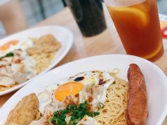 双蛋云吞公仔面-明記茶餐廳(福田总店)