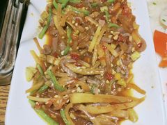 酸萝卜炒魔芋丝-巴土人家恩施菜馆(古德寺店)