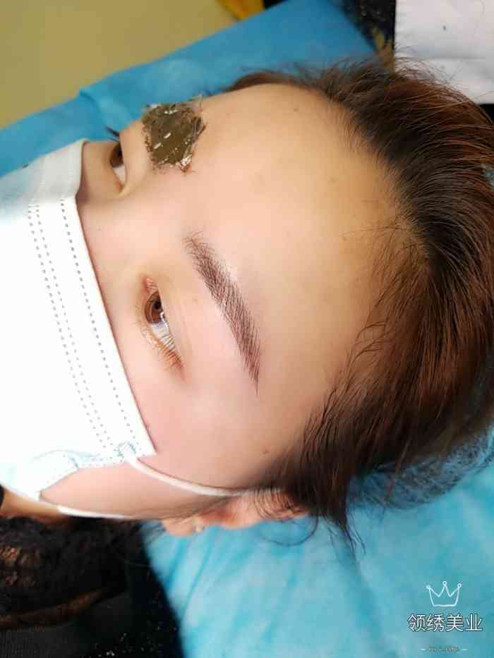 领绣美业半永久纹绣纹眉(高碑店)-"提前加了微信,预约了时间,还贴心的
