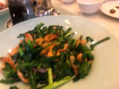 韭菜炒小河虾-烧肉馆(古北水镇景区店)
