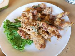 咸蛋黄软壳蟹-大树下海鲜饭店