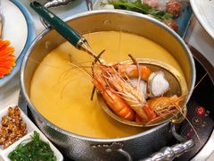 秘制蟹皇海鲜汤底-喜聚薈·花膠雞海鮮火鍋(越秀店)