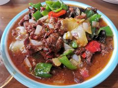 -歹歹的加个面过油肉拌面