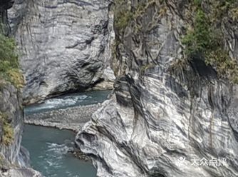 今天到了太鲁阁有名景点靳桥流芳，主要纪念台湾东西横贯