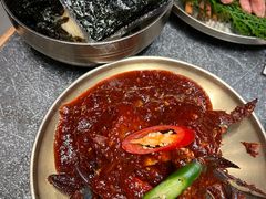 -草家酱蟹炭火烤肉店(珲春南路二店)