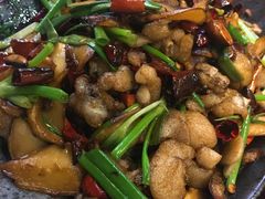 牛肝菌炒牛蛙-香巴拉云南餐厅(华莱坞店)