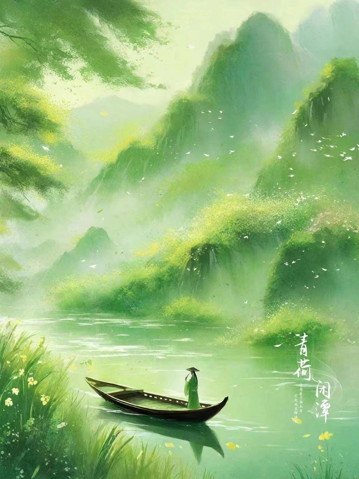 清明古风海报来一张
