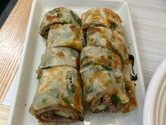 葱饼卷牛肉-台北楚楚园馅饼粥(虹桥南丰城店)