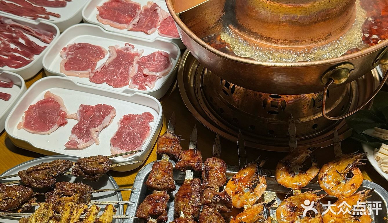北京劲松！开了！铜锅涮肉+炭火烤串自助畅吃！