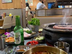 -围炉肉舍•炭烤活鳗•丹东海鲜烤肉(步行街店)