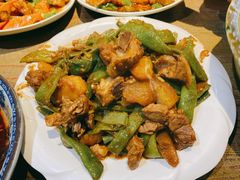 排骨焖豆角-东北农家饺子村(昌平路店)