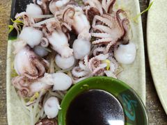 芥末白灼八爪鱼-贞姨美食·老字号海鲜大排档