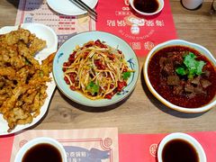 椒盐蘑菇-海荣锅贴馆(五味十字店)