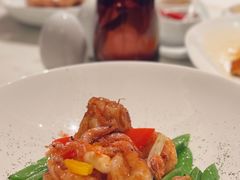 蜜豆如意XO酱炒虾球-宝丽轩中餐厅BAOLIXUAN