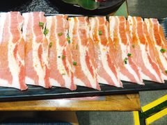 调味猪五花-九田家黑牛烤肉料理(太阳城店)