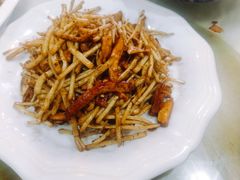 野芦蒿炒臭干-广迎居老正兴菜馆