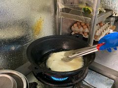 -小红车炸蛋葱油饼