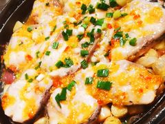 黄椒酱焗雄鱼-大鸭梨烤鸭店(花园村店)
