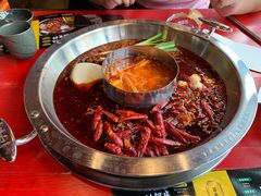 谭血鸭红锅底-谭鸭血老火锅(漳州路店)