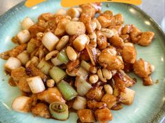 宫保鸡丁-丽泽山庄·生态怀柔菜·虹鳟鱼(红螺寺店)