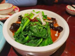 白灼菌菇菜心-新白鹿餐厅(爱琴海购物中心店)