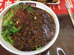 炸酱菠菜面-老陈婆手工面庄